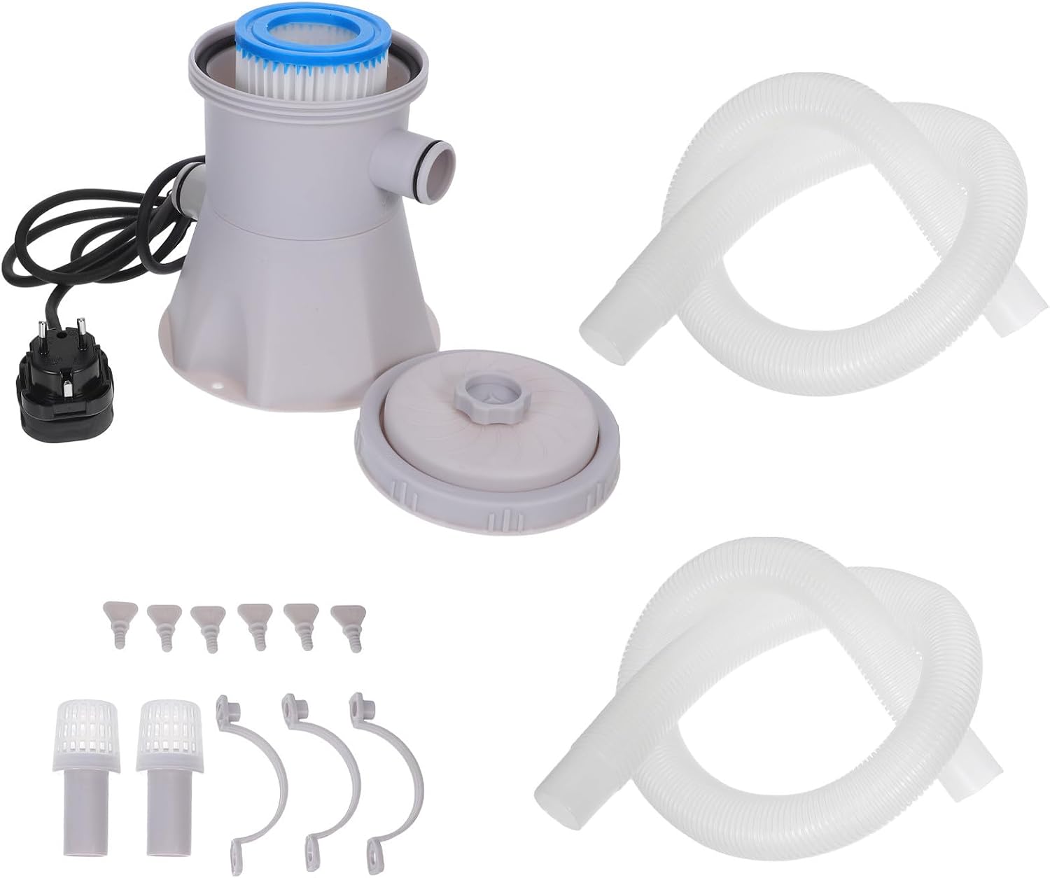Kichouse Pompe De Filtration Entretien De Piscine Pour Piscine En Plastique Technologie De Nettoyage, Silencieuse, Pour Fête