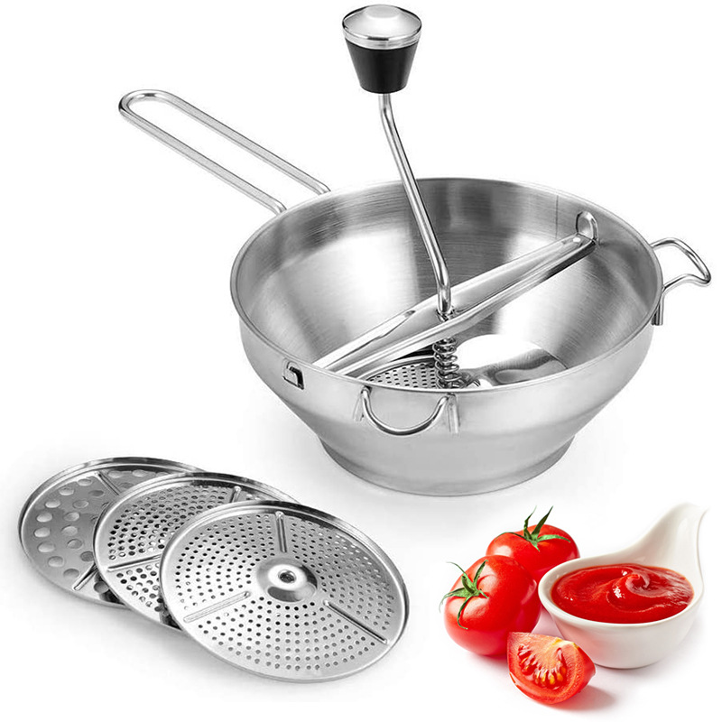Moulin À Légumes Ergonomique Pour Purées, Moulin À Aliments, Presse-agrumes Manuel