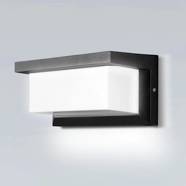 Hengda Led Wall Lamp 18w Sensor Led Ip65 Outdoor Lighting With Motion Sensor Patios Gardens Cold White - Black, For Indoor