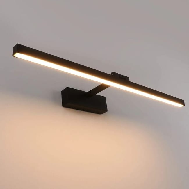 Applique Murale De Salle De Bain À Led 50 Cm, 12 W, Étanche Ip44, Rotative À 180 °, Blanc Chaud 3000 K (sku Produit : 94949032 Sku Offre : Lehuamwj76)