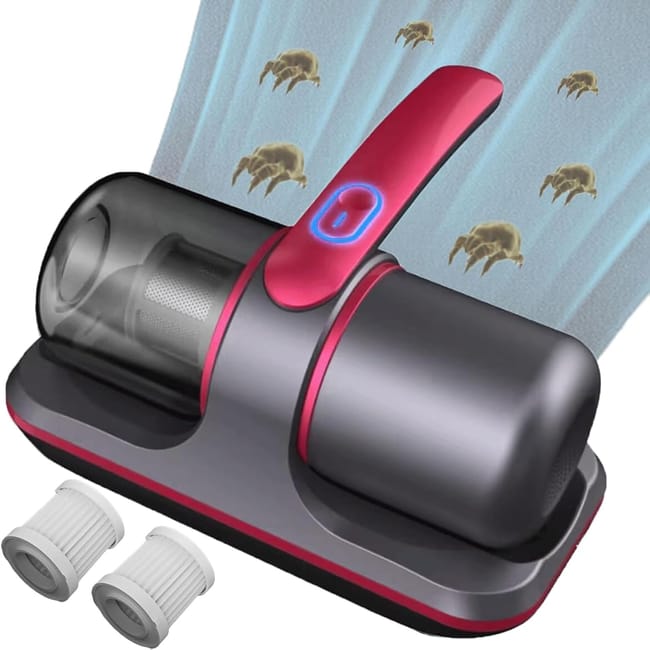 Aspirateur De Lit, Éliminateur De Bactéries Puissant À Haute Fréquence Pour La Maison, Aspirateur À Main Pour Matelas Profond, Aspirateur Sans Fil (sku Produit : 97176911 Sku Offre : Mkh25.8.26-5)