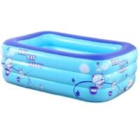 Aufblasbare Badewanne – Für Babys – Faltbar Und Langlebig, Pvc, Blau, 120x70x38cm