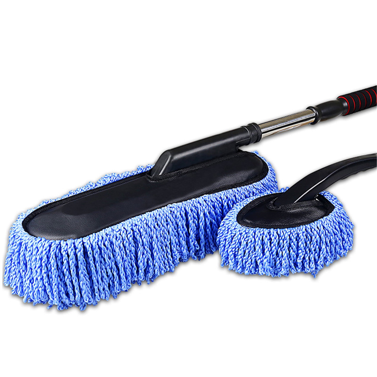 Sdjma Microfiber Car Duster Set Of 2, Exterior Scratch Free, Extendable Handle Interior Multipurpose Dust Cleaning Duster For Car