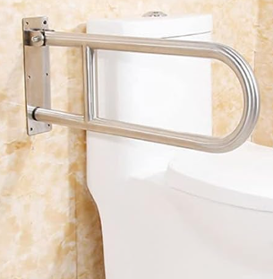 Main Courante En Acier Inoxydable De 60 Cm Pour Personnes Handicapées, Rampe De Salle De Bain Et De Douche Pour Toilettes, Adaptée Aux Femmes Enceintes, Aux Personnes Âgées Et Aux Personnes Handicapée