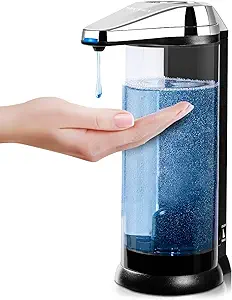 Distributeur De Savon Automatique Mural À Induction Intelligent, Transparent Et Grande Capacité
