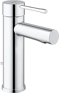 Robinet De Lavabo En Acier Inoxydable À Bec Bas Avec Eau Chaude Et Froide