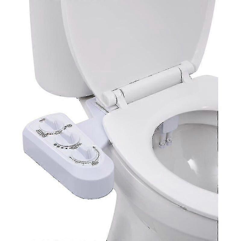 Accessory Toilet Seat And Hot And Cold Water With Double Nozzle