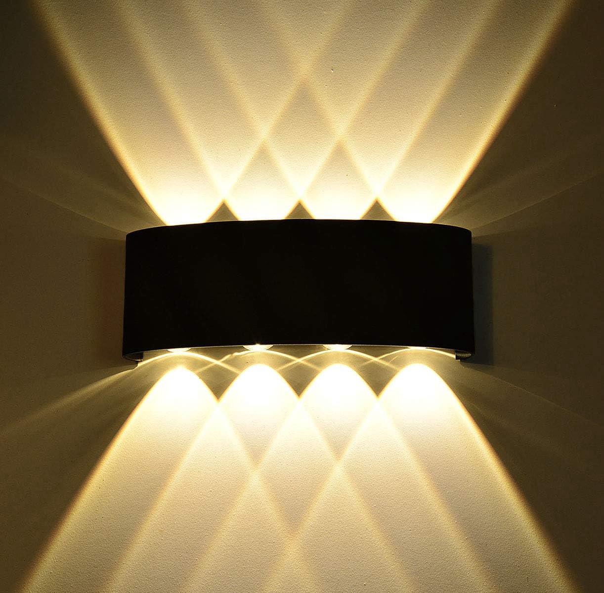 Applique Murale Led Moderne Pour Intérieur/extérieur, Étanche Ip65, 8 W, Spot Encastré, Aluminium