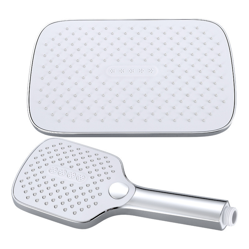 Pommeau De Douche, Pommeau De Douche Avec Bouton, Douchette D'Arrêt, 3 Jets Au Choix