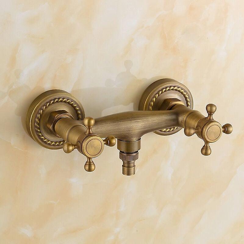 Robinet Mitigeur Mural En Laiton Pour Baignoire, Douche, Robinet De Salle De Bain Vintage