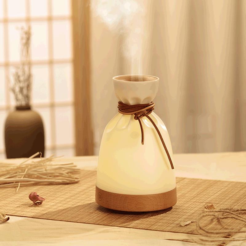 Humidificateur D'Aromathérapie En Bois De Haute Qualité, Appareil D'Aromathérapie Aux Huiles Essentielles