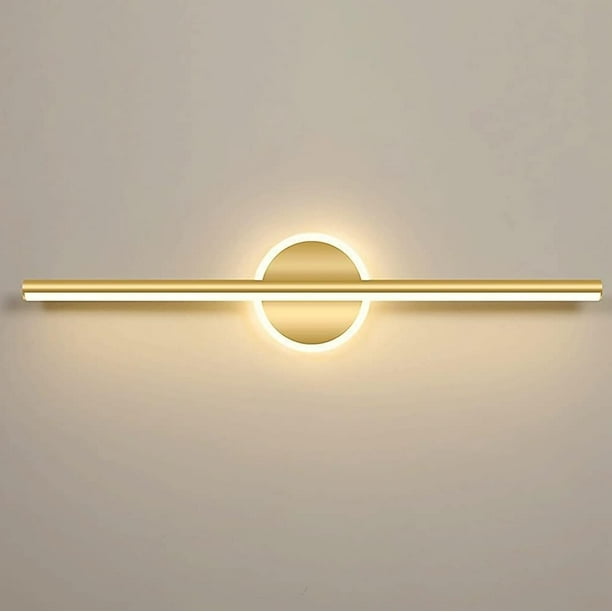 Led Lens Light, Modern Bathroom Vanity Light Bathroom Vanity Mirror Light Gold Metal Bathtub Vanity Wall Light