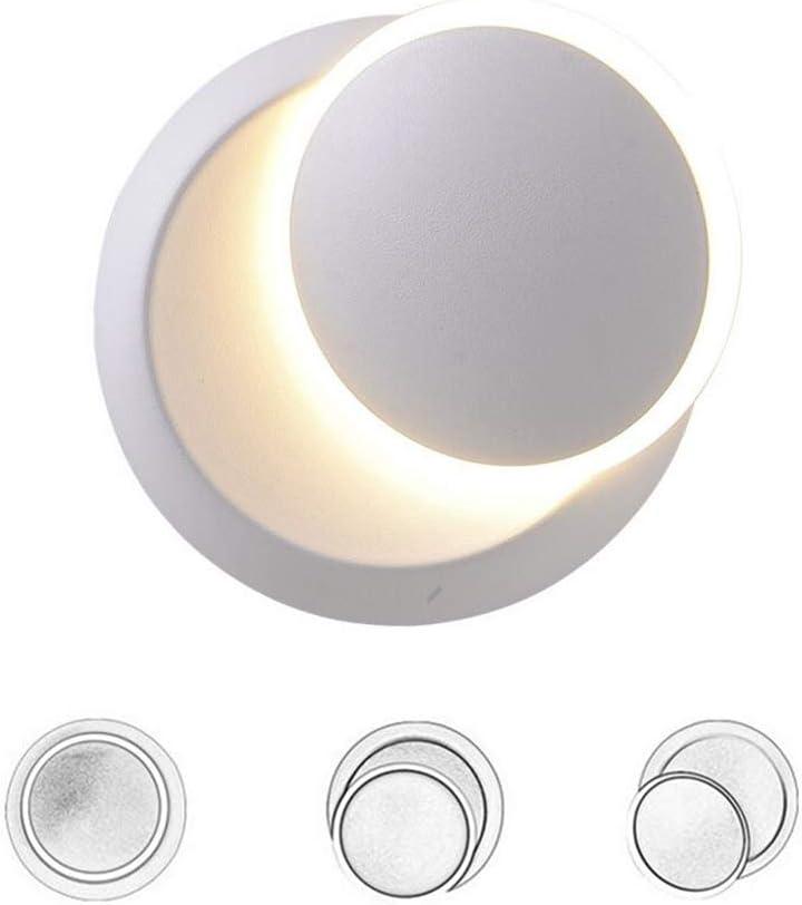 Applique Murale Intérieure Led Blanc Chaud 5w, Applique Murale Moderne Blanc Chaud 2 En 1 En Fer, Lampe Led (blanche)