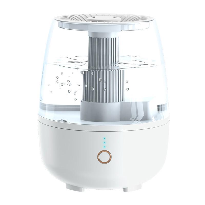6.8 Liter Household Air Humidifier - White, Large Capacity Humidifier, Remote Control, Dual Nozzles