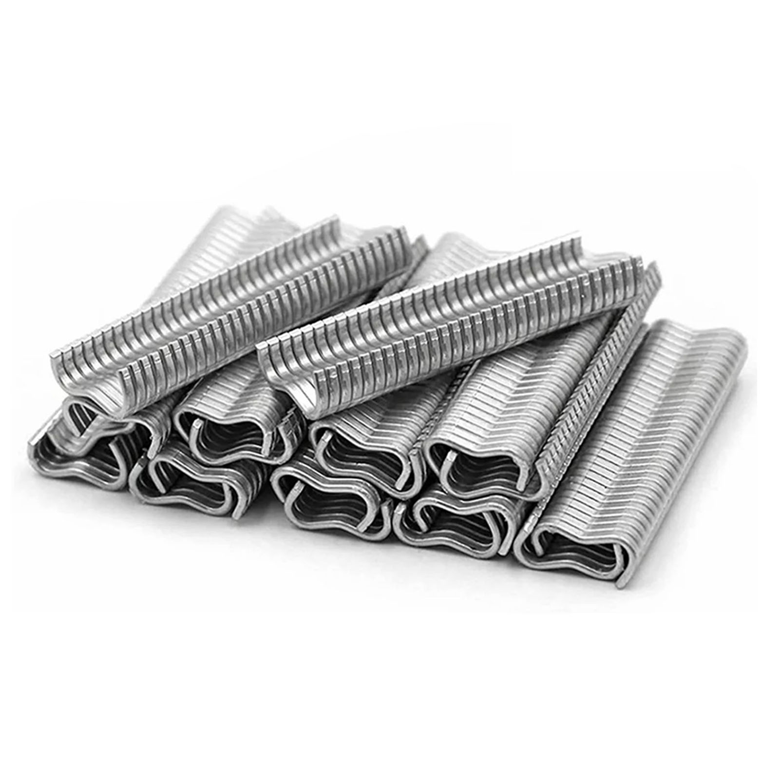2400pcs Agrafes Métalliques Pour Clôture De Poulailler, Fixation De Grillage M, Attaches Pour Cages D'Animaux