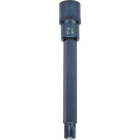 Douille À 12 Pans En Acier Allié S2, Outil Pneumatique/électrique À Clé Rapide Anti-rouille 140x12 Mm