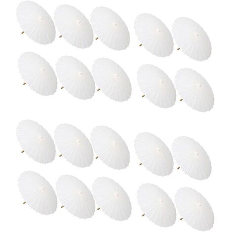Lot De 20 Parasols En Papier, Parapluies En Bambou, Cadeaux De Mariage (voir Photo)
