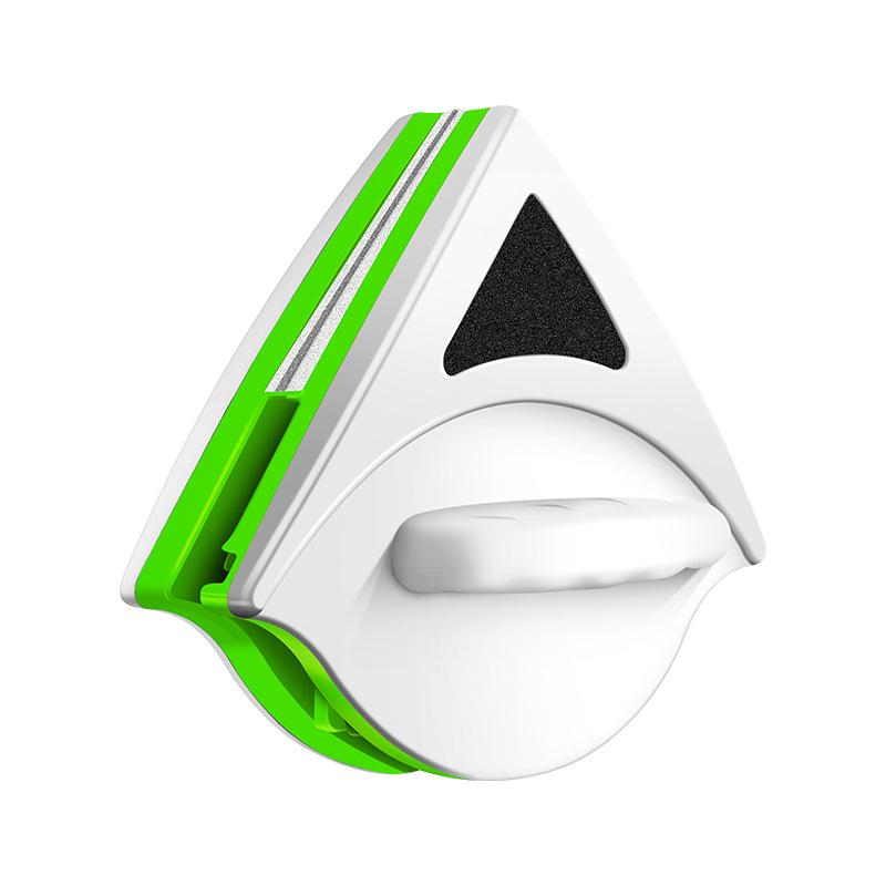 Essuie-glace Magnétique Triangulaire Double Pour Double Vitrage Isolant, Seau À Essuie-glace Pour Double Vitrage (convient Aux Triples Vitrages D'Une Épaisseur De 20 À 30 Mm)