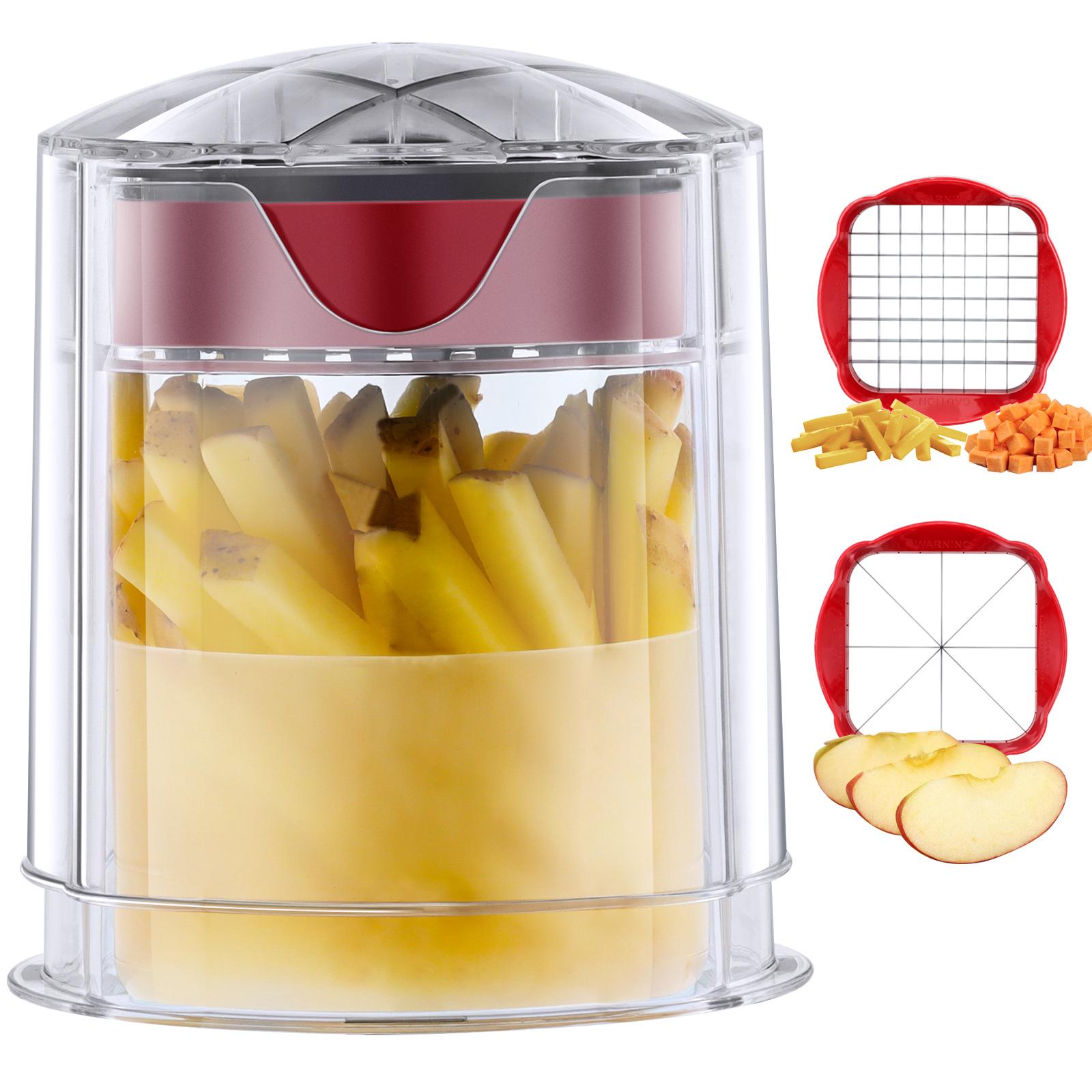 Coupe-frites, Coupe-légumes À Coupe Rapide, Coupe-fruits En Quartiers Facile À Nettoyer, Coupe-pommes Pour Légumes Et Fruits