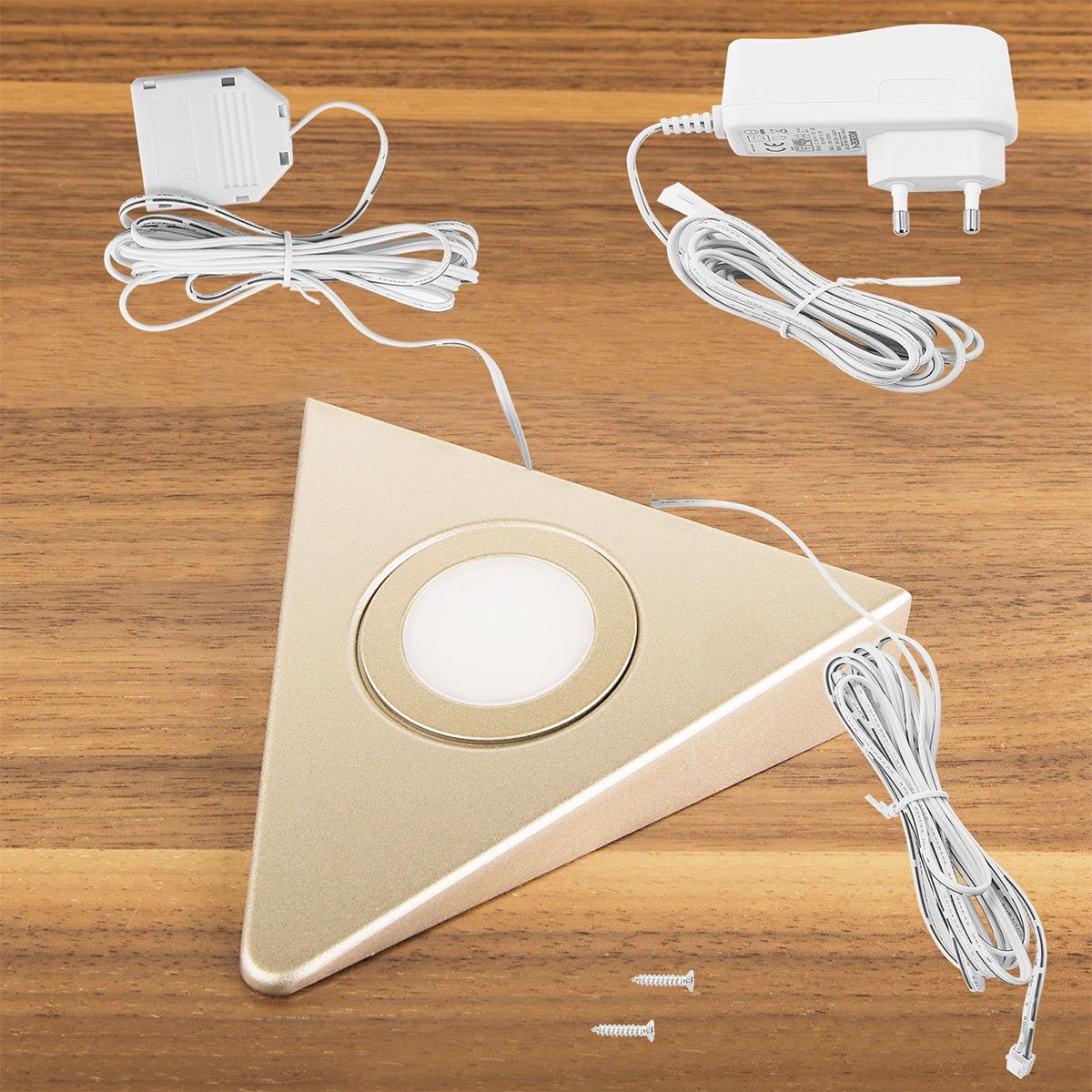 Lot De 4 Veilleuses Led, Lampes Tactiles Led, Éclairage Adhésif Sous Meuble
