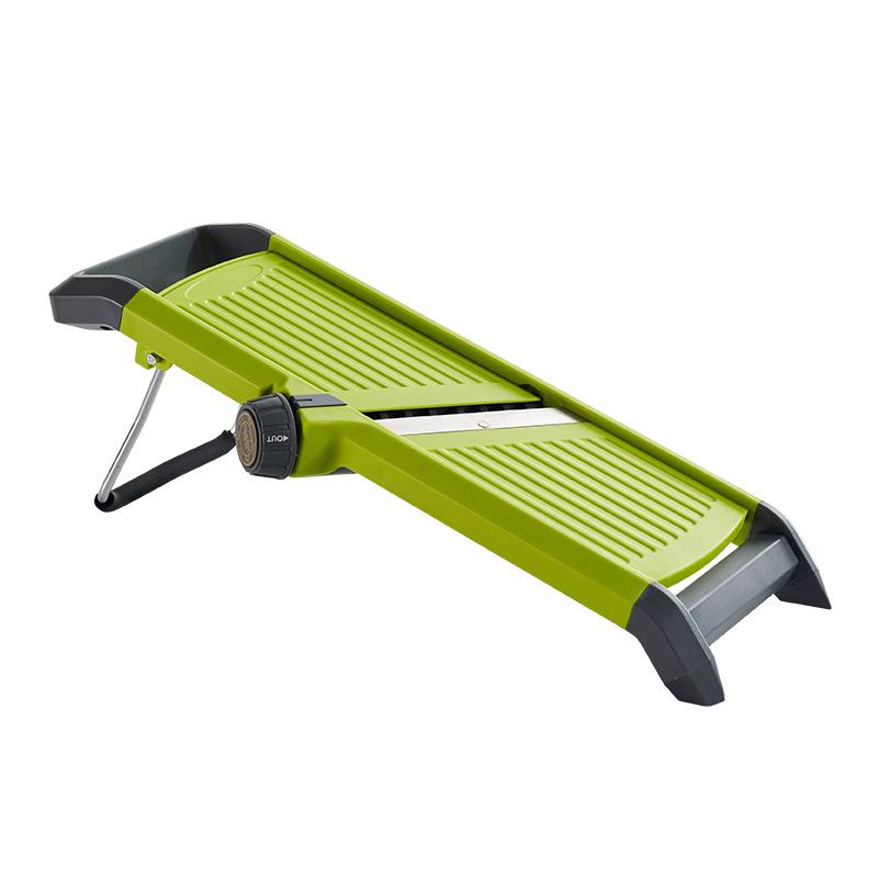 Mandoline Professionnelle En Acier Inoxydable, Mandoline Multifonctionnelle Avec Épaisseur De Coupe Réglable, Protège-main Et Gants De Protection Inclus.