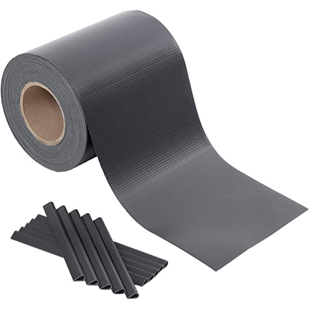 Windscreen, Windscreen, Fence, 0.19 X 35 M Roll, Opaque, Balcony And Garden Decoration, Sun Protection, Uv Protection, 25 Fixings, Black Gray