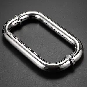 Poignée De Porte En Verre Poignée De Porte De Douche En Acier Inoxydable (entraxe Des Trous De 250 Mm)