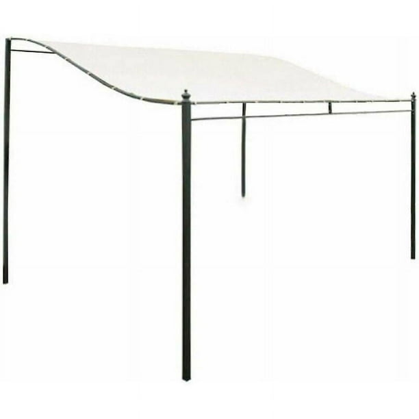 Waterproof Canvas Pavilion Replacement Roof - High Roof Sun Tent Cover - Tear-resistant Exterior Fabric - 3mx3m Tent Awning