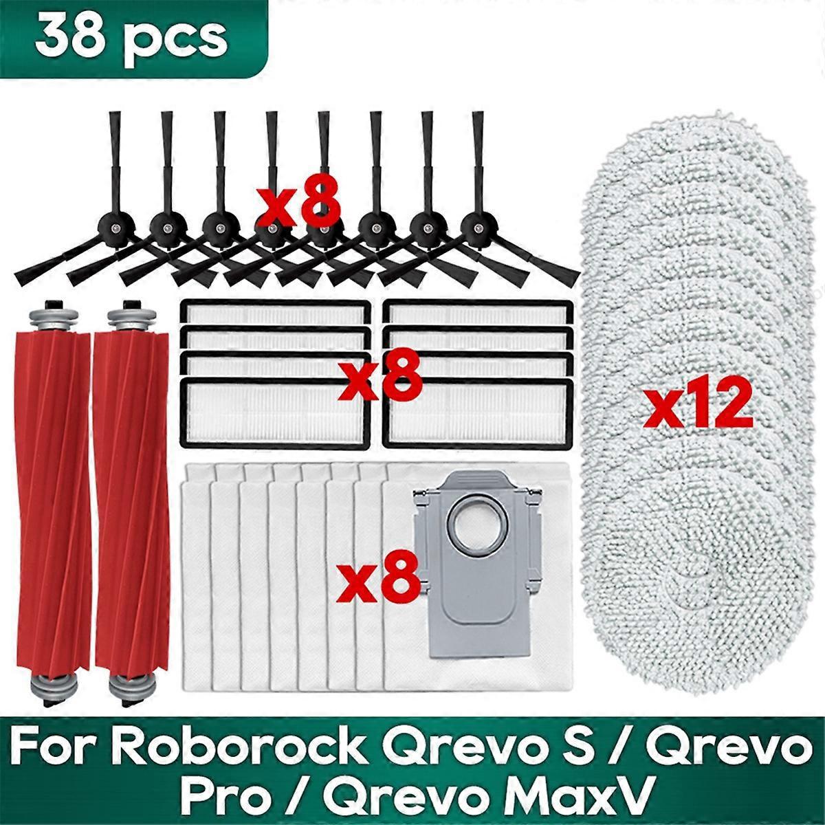 For Roborock Qrevo Pro/qrevo Maxv/ Qrevo S Robot Vacuum Cleaner Parts