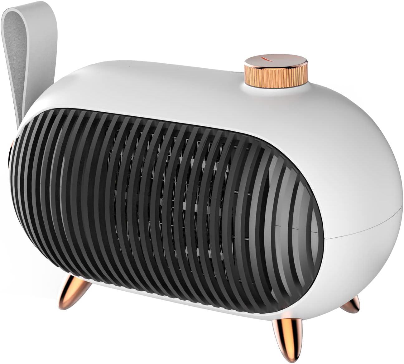 Chauffage D'Appoint - Mini Chauffage D'Appoint Portable Pour La Maison Et Le Bureau - Petit Chauffage D'Appoint Écoénergétique Avec Protection Contre La Surchauffe - Chauffage D'Appoint Rétro Pour Cha