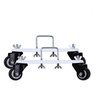 Ensemble De 2 Pieds Pour Radiateurs Infrarouges, Roulettes Pour Radiateurs Électriques, Pieds En Acier Au Carbone Pour Radiateurs Électriques Avec 2 Roues Avec Frein Et 2 Roues Normales