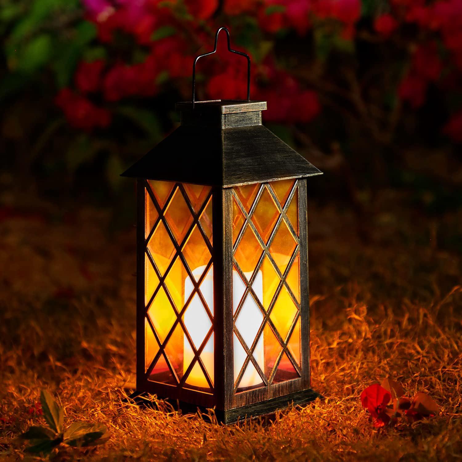Lampe Solaire De Jardin, Lampe Décorative Led Extérieure Étanche Ip44 Pour Pelouse, Jardin, Aménagement Paysager, Allée, Cour, Patio [classe Énergétique A++]