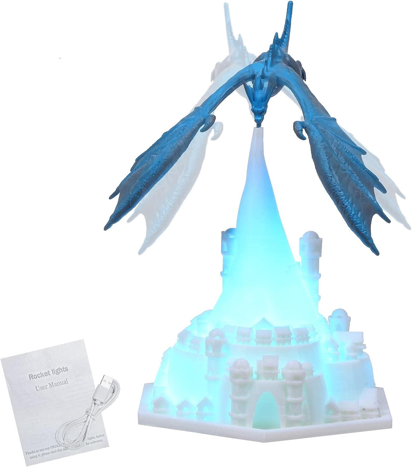 La Lampe Led 3d Dragon Lumineuse Peut Être Séparée De La Lampe De Bureau Rechargeable Par Usb, Ce Qui La Rend Idéale Pour Les Enfants Dans Leur Chambre Et Constitue Un Cadeau Parfait Pour Eux.