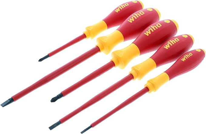 Lot De 8 Vis D'Électricien Coniques Isolantes En Acier Au Chrome-vanadium, Ensemble Multifonctionnel