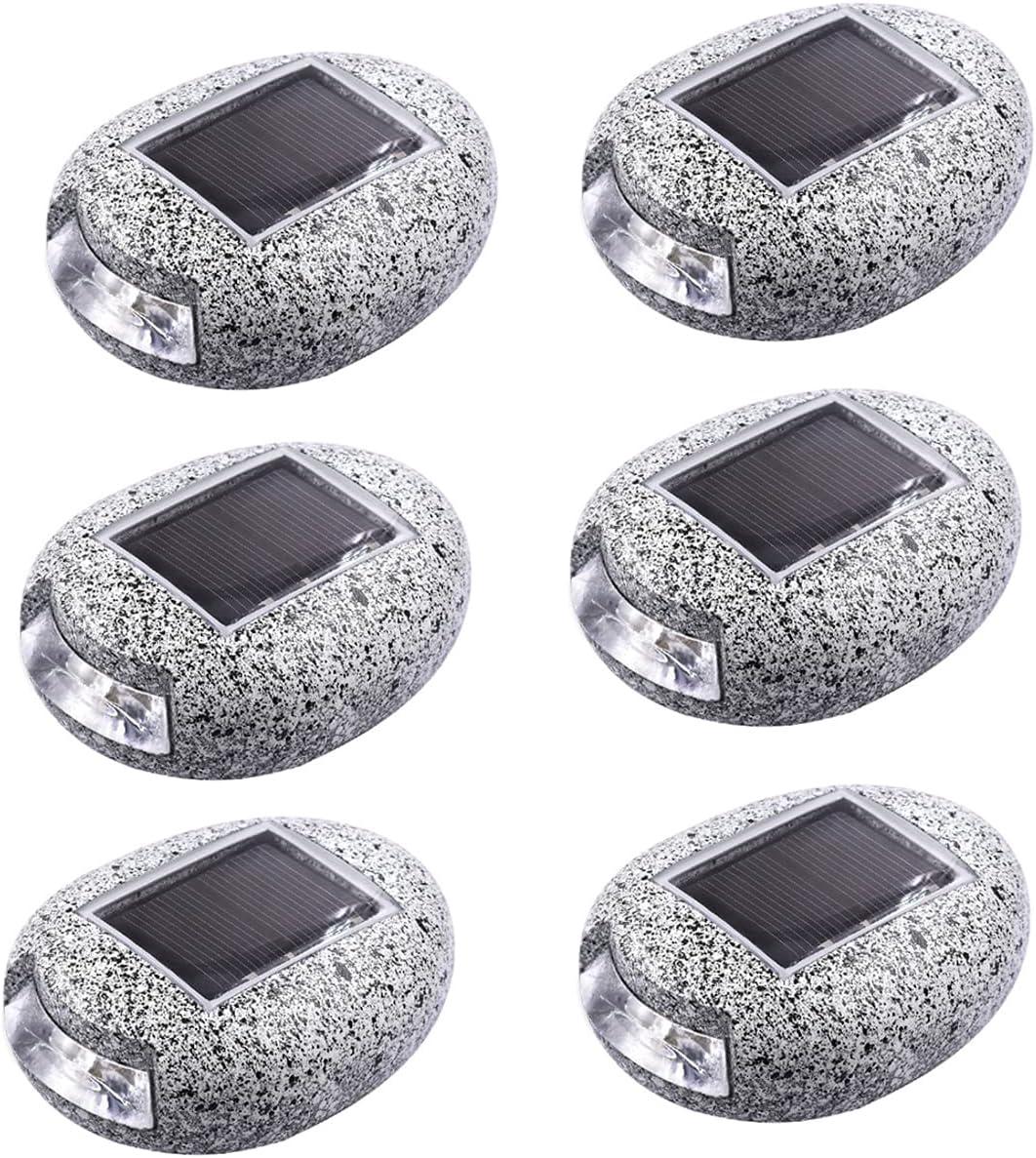 Lampes De Jardin En Pierre, Lampes Solaires Led Étanches Pour Terrasse, Pelouse, Allée, Cour