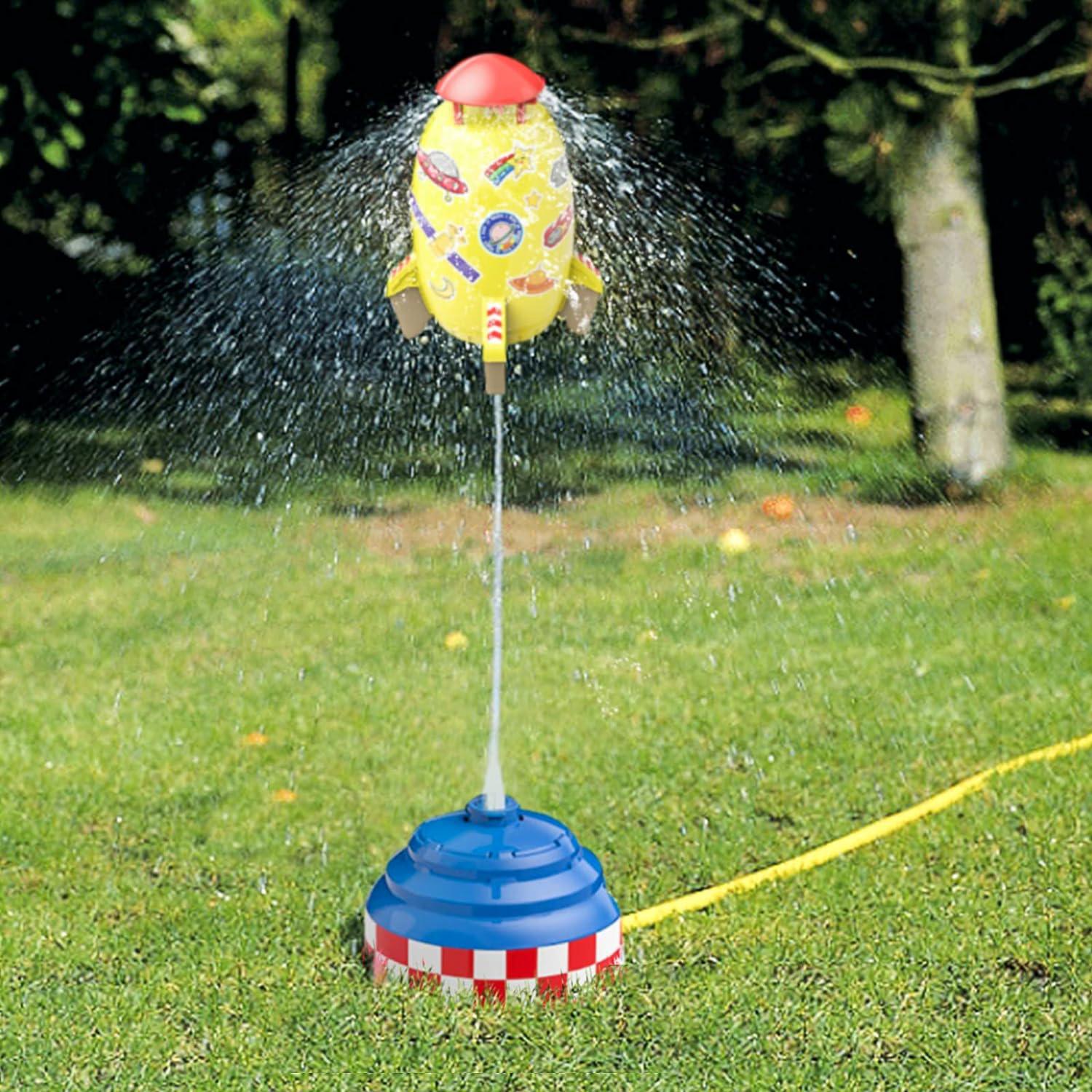 Arroseur À Eau Fusée - Jeu D'Extérieur Pour Enfants - Jeu D'Eau Pour Enfants, Arroseurs De Jardin Jouet