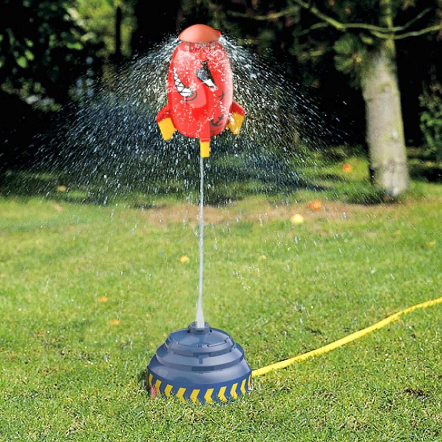 Arroseur À Eau Fusée - Jeu D'Extérieur Pour Enfants - Jeu D'Eau Pour Enfants - Arroseur De Jardin Jouet