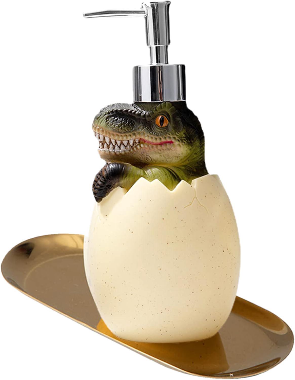 Flacon Distributeur De Lotion - Tyrannosaure Rex, Distributeur De Savon 560 Ml, Flacon De Lotion Léger Et Luxueux, Distributeur De Lotion En Forme De Dinosaure, Flacon De Recharge Pour Distributeur De