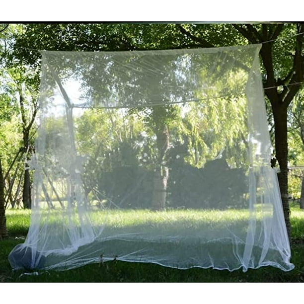 Outdoor Mosquito Net Garden Mosquito Net, Double Bed Mosquito Net, Square Movable Indoor Mosquito Net For Balconies, Pergolas, Swimming Pools, Patios, Gardens And Camping-220200200cm