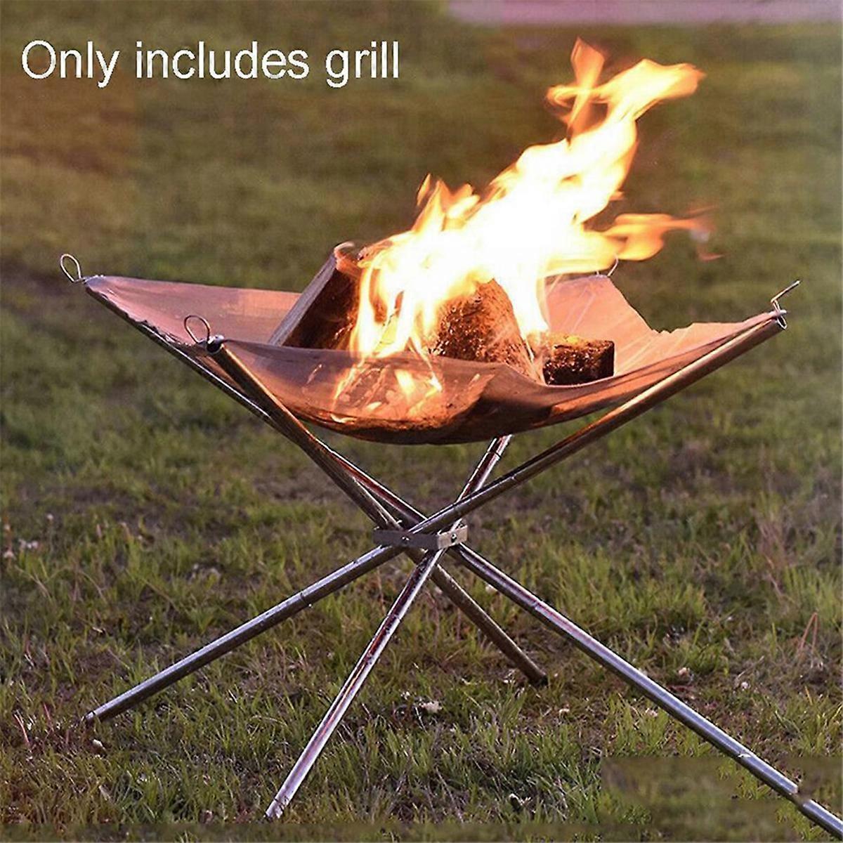 Grille De Feu De Camp Extérieure, Grille De Barbecue, Grand Format
