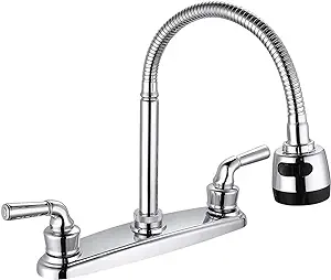 Robinet De Cuisine Universel, Robinet À Paroi Froide Unique, Convient Pour Lavabo, Buanderie, Évier Ou Balcon.