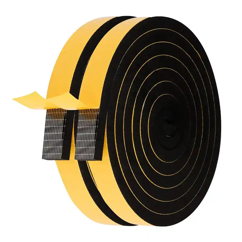 Joint D'Étanchéité Adhésif En Mousse D'Uréthane Ignifugée Pour Porte De Conduit À Linge, Surface Du Cadre D'Entrée D'Air.