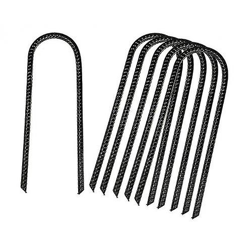 8pcs Trampoline Stake U Shaped Anchors Heavy Duty Metal Fixing Nail Blue