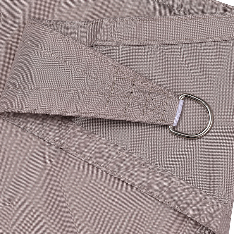 Voile D'Ombrage Triangulaire Imperméable 3x3x4,3m/4x4x5,7m/5x5x7,1m Pour Jardin, Terrasse, Auvent Extérieur, Abri De Piscine
