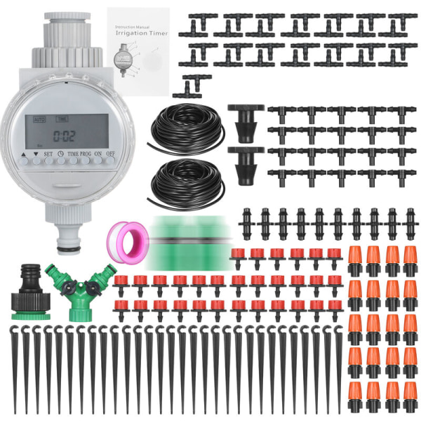 Système D'Irrigation De Jardin, Kit D'Irrigation Goutte À Goutte Automatique Réglable De 30 M (98 Pi) Pour L'Aménagement Paysager