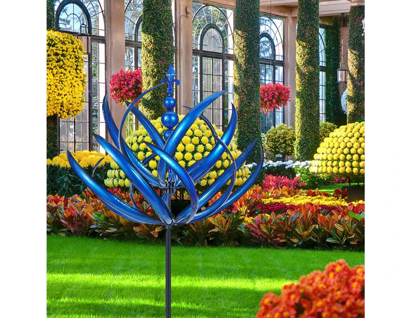 Girouette Grande Girouette En Métal Pour Jardin Extérieur Sculpture Éolienne Extérieure Étanche, Décoration Pour Terrasse, Pelouse Et Jardin