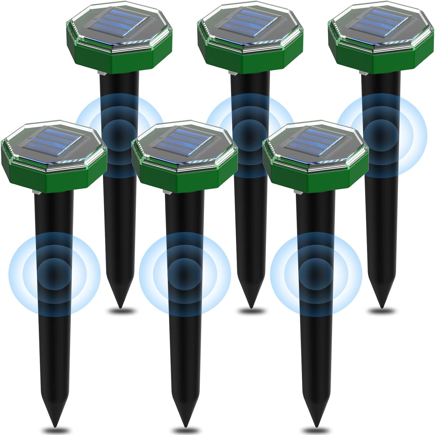 Rhafayre Utilisation D'Un Appareil À Ultrasons Pour L'Énergie Solaire 6 Personnes ， Assassin D'Un Appareil À Ultrasons Pour L'Énergie Solaire Avec Ip65 Imperméable, À Utiliser Dans La Pratique Du Jard