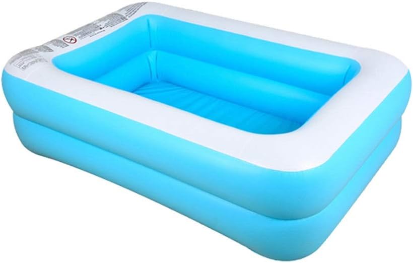 Piscine Gonflable Pleine Grandeur 128cmx85cmx45cm – Matériau Pvc Épais 0,4mm – Confortable Et Résistant Aux Perforations – Pour Enfants Et Adultes – Rhafayre