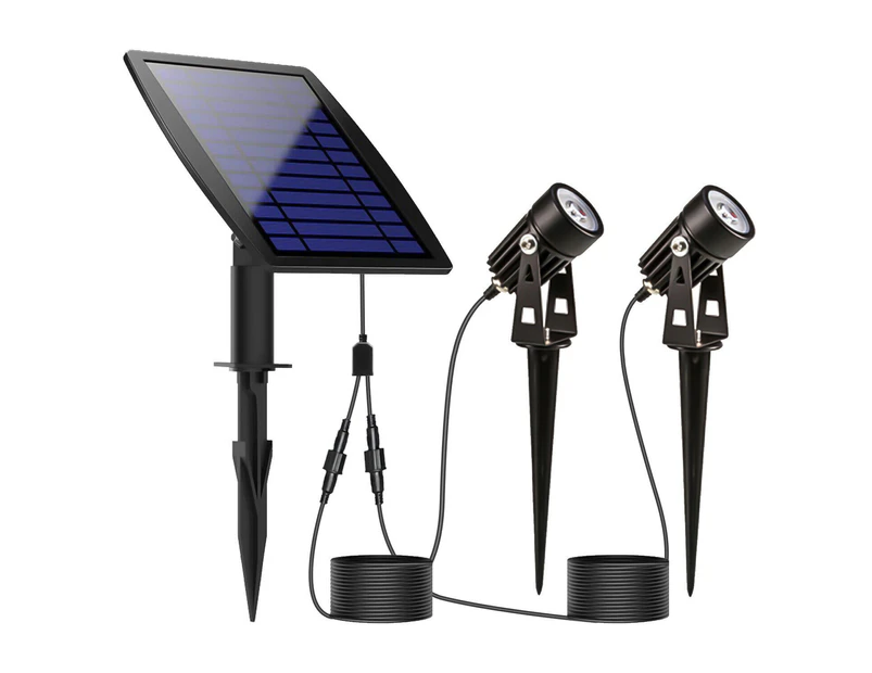 Solar Led Spot Lights Wall Flood Lights Garden Outdoor Waterproof Yard Security