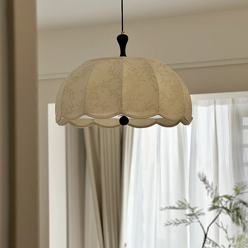 Lustre Rétro Français, Style Wabi-sabi, Style Vintage, Lampe De Bureau En Bois Massif À Motifs.40cm